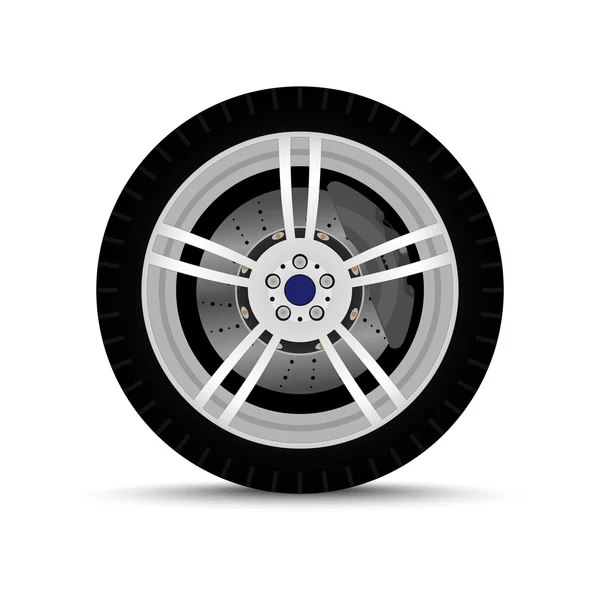 Car wheel. set — Stock Vector