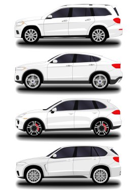 gerçekçi araba. SUV 