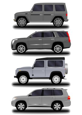 gerçekçi araba. SUV 