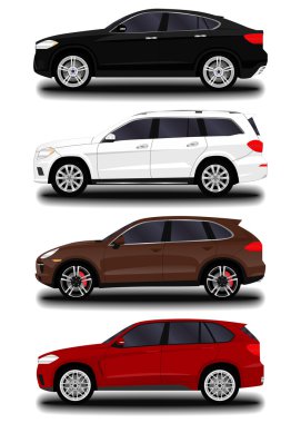 gerçekçi araba. SUV 