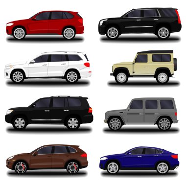 gerçekçi araba. SUV 