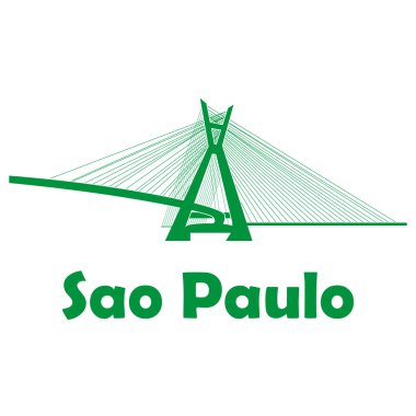 Brezilya landmark. Sao Paulo