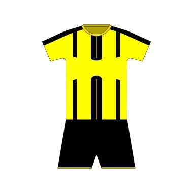 Futbol takımı. gömlek. kısa