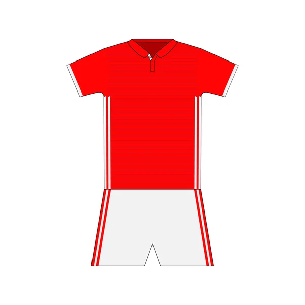 Fotboll kit. skjorta. kort — Stock vektor