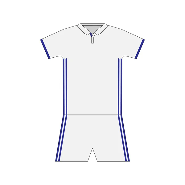 Football kit. shirt. short — Stock Vector