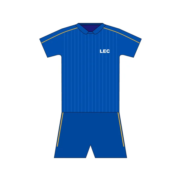 Kit de football. chemise. court — Image vectorielle