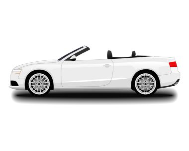 gerçekçi cabriolet araba.