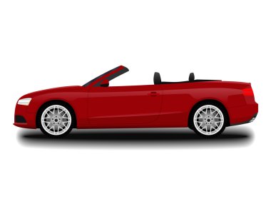 gerçekçi cabriolet araba.