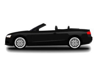 gerçekçi cabriolet araba.