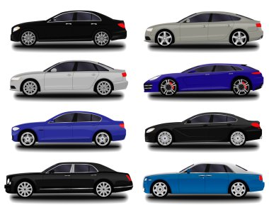 gerçekçi araba. ayarla