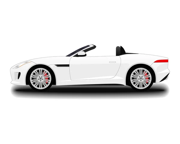 Realistisk cabriolet bil . – Stock-vektor