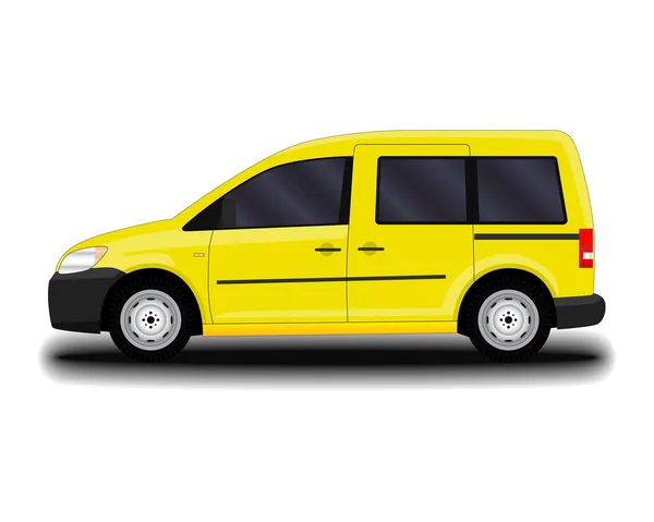 Furgonetas y minivans de pasajeros . — Vector de stock