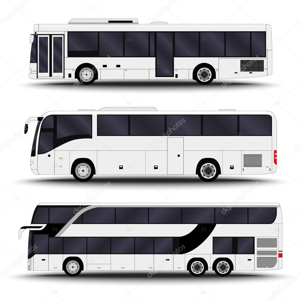 Buses, vans and minivans.