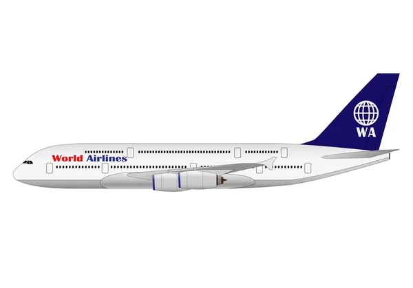 ベクトル飛行機セット — ストックベクタ