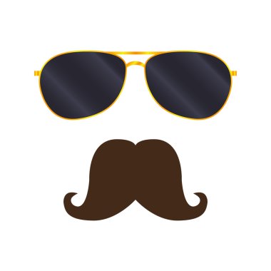 mafya, gözlük, bıyık