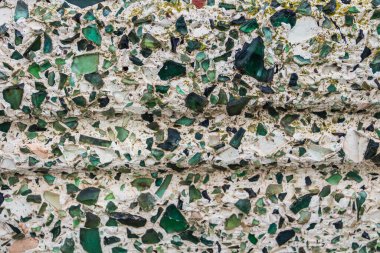 Dokular ve arkaplan, gözlüklü taş vazo