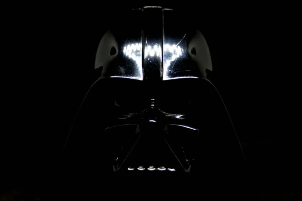 Dart Vader figürünün yakın plan Yıldız Savaşları karakteri.