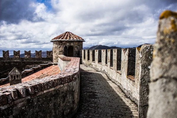 Fosdinovo Tuscany Italy April 2018 Wall Malaspina Castle — стокове фото