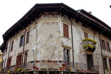 Verona 'nın merkezinde antik dekore edilmiş bir ev