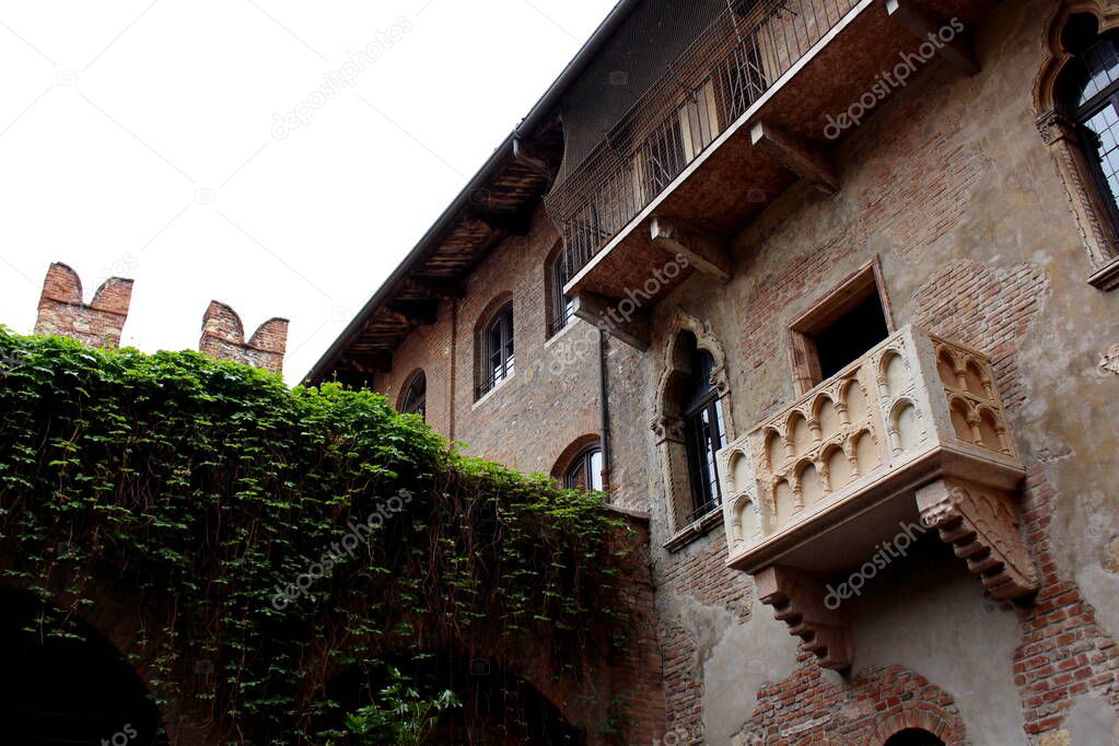 Juliet's balcony in Verona