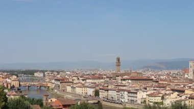 Piazzale Michelangelo 'dan Floransa' nın panoramik manzarası.