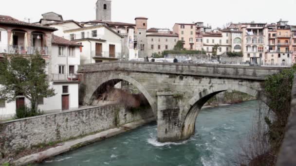 Castelnuovo Garfagnana Lucca Itálie Února 2021 Město Castelnuovo Garfagnana Krásný — Stock video