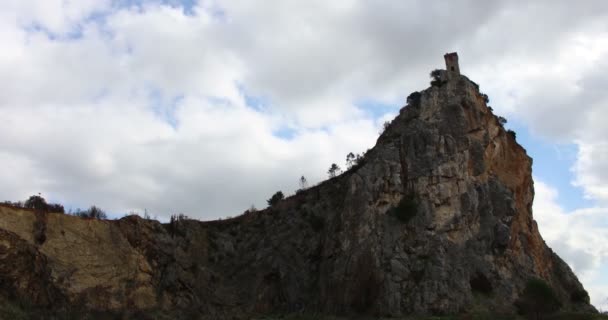 Timelapse Caprona Tower Eller Upezzinghi Tower Provinsen Pisa — Stockvideo