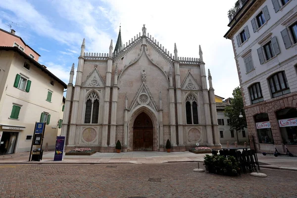 Ağustos 2021 Santi Pietro Paolo Kilisesi Trento Şehrinde Önemli Bir — Stok fotoğraf