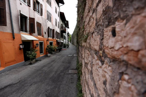 Dietro Mura Centrum Trento Włochy — Zdjęcie stockowe