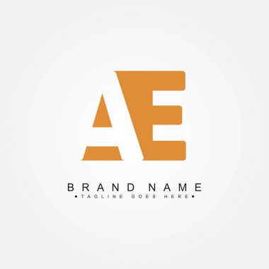İlk Harf AE Logosu - Basit İş Logosu