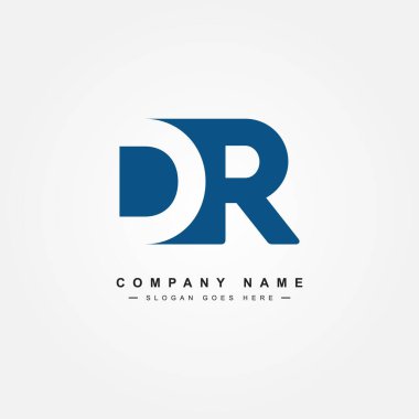 İlk Harf DR Logosu - Basit İş Logosu