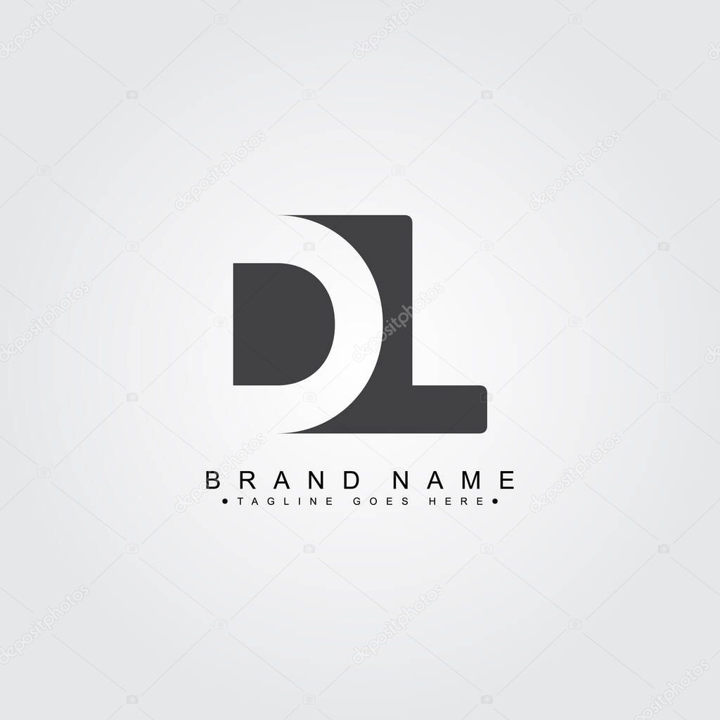 Initial Letter DL Logo - Simple Business Logo
