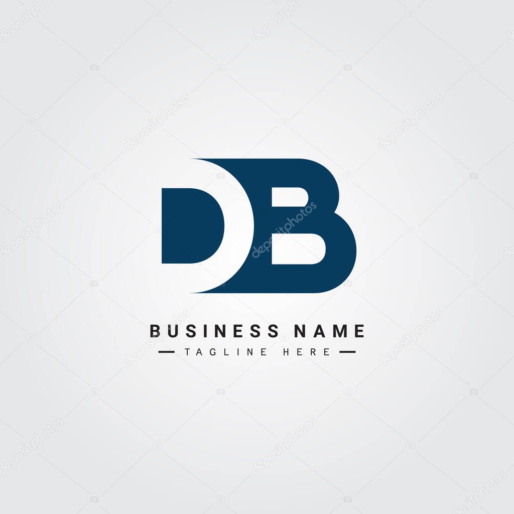 Initial Letter DB Logo - Minimal Business Logo