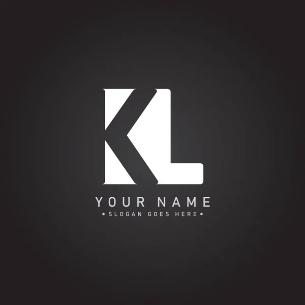 Original Letter Logo Handwritten Signature Logo — 스톡 벡터