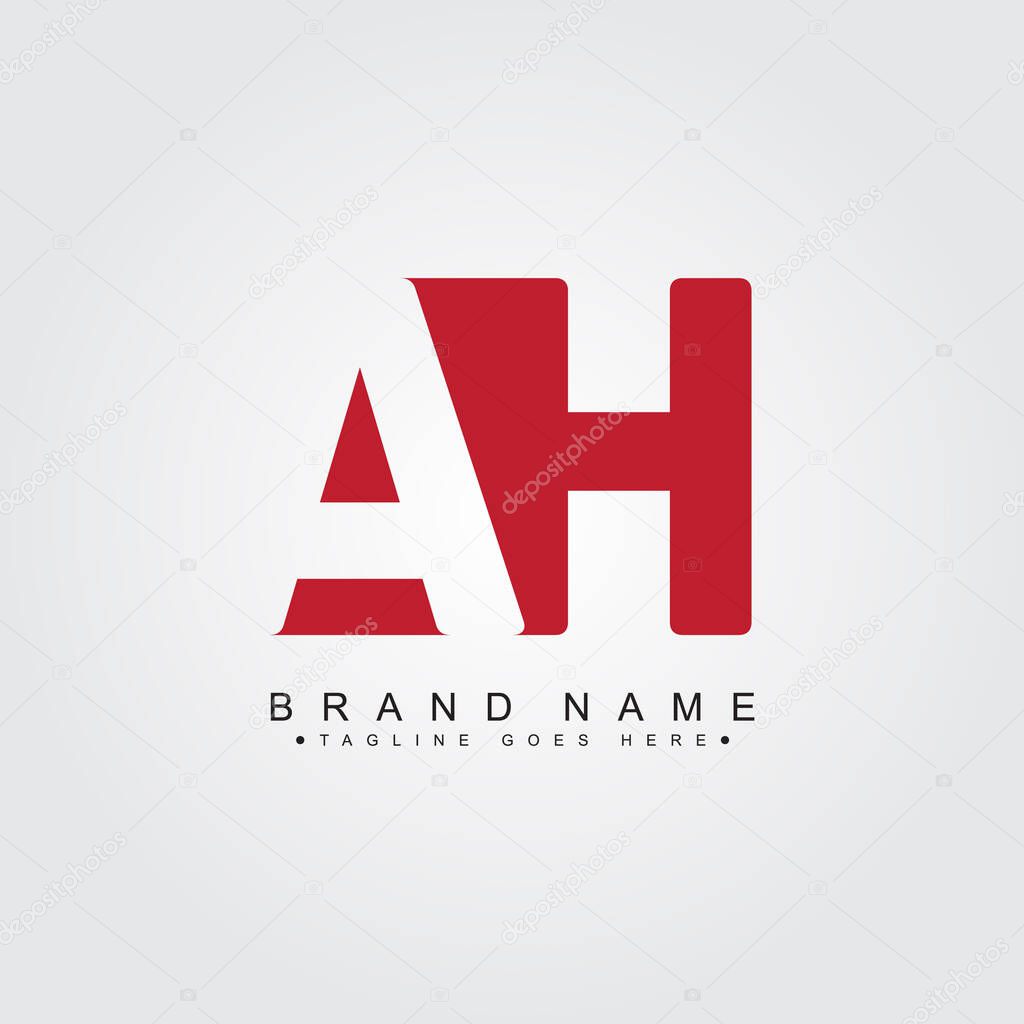 Minimal Business Logo for Initial Letter AH