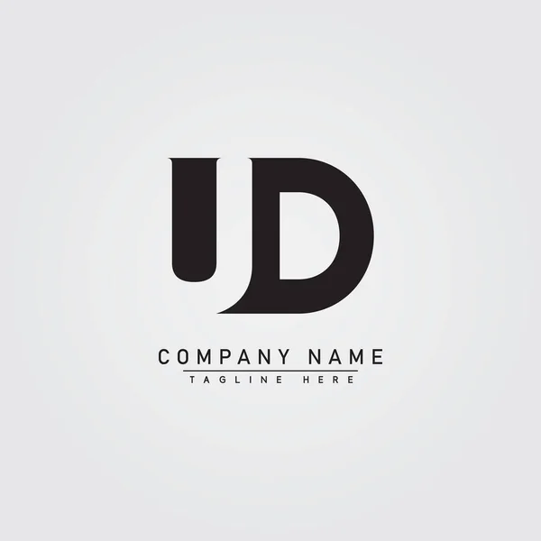 Initiële Brief Logo Minimal Business Logo — Stockvector