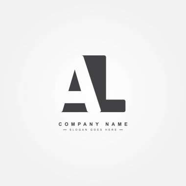 Initial Letter AL Logo - Simple Business Logo