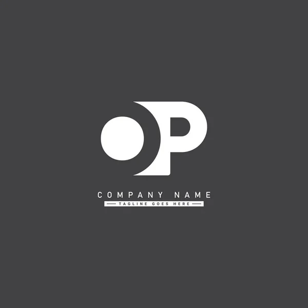 Initiële Brief Logo Simple Business Logo — Stockvector