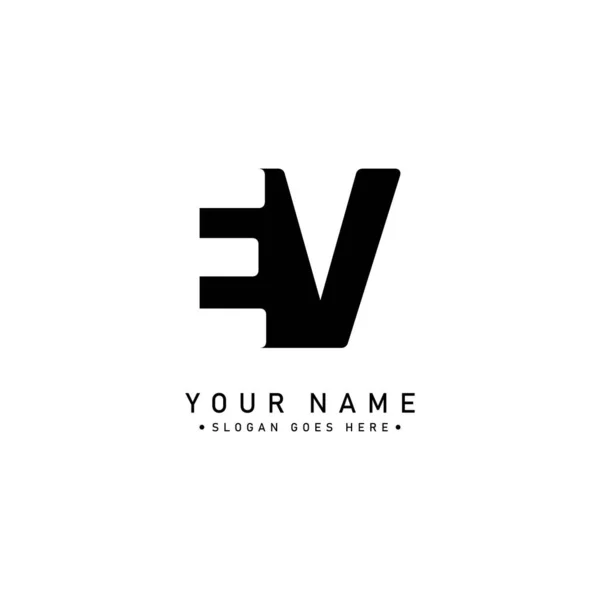 首页Ev标志 最小商业标志 — 图库矢量图片