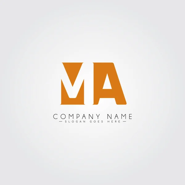 Lettre Initiale Logo Logo Minimaliste Style Affaires — Image vectorielle