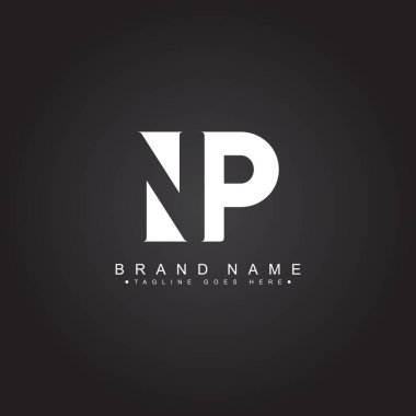 İlk Harf NP Logosu - Basit İş Logosu