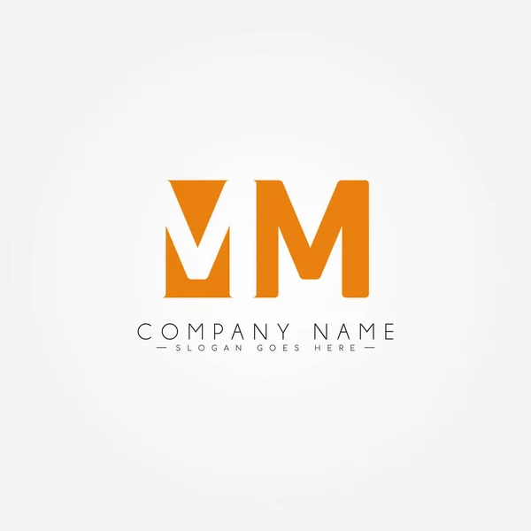 Lettre Initiale Logo Logo Commercial Minimal — Image vectorielle