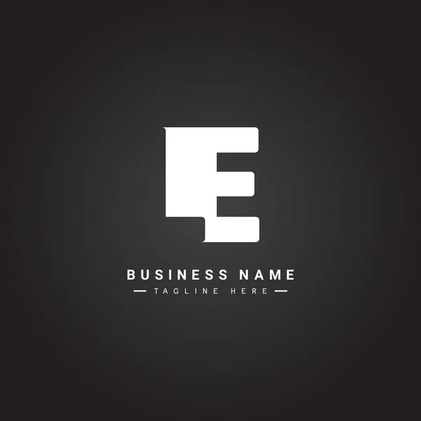 Eerste Letter Logo Minimal Business Logo — Stockvector