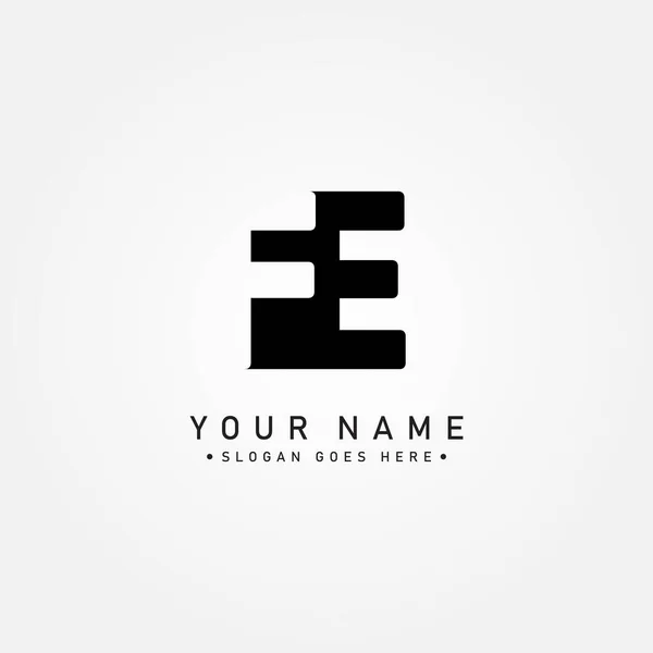 初始字母Fe标志 简单商业标志 — 图库矢量图片
