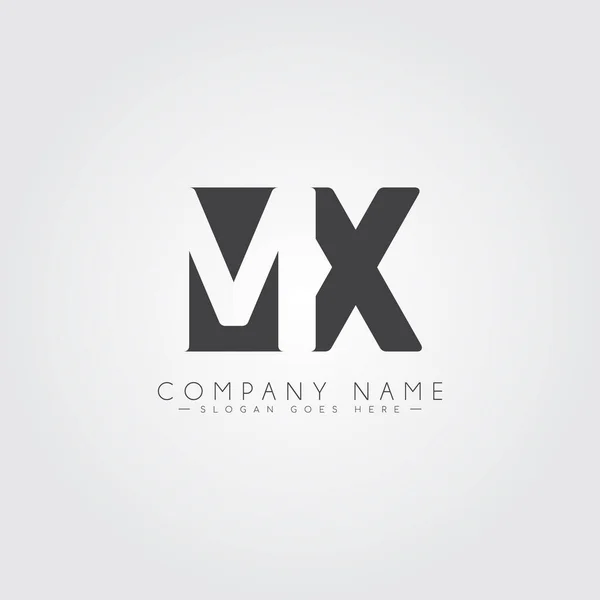 Lettre Initiale Logo Logo Entreprise Minimal — Image vectorielle