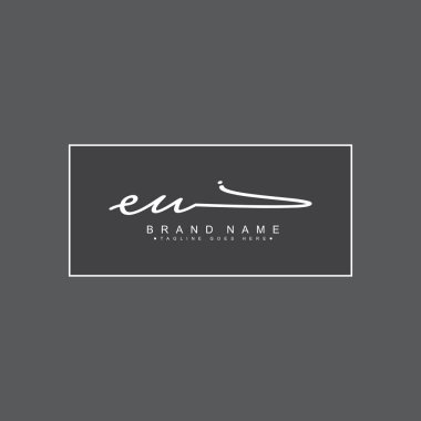 İlk Mektup AB Logosu - El İmzası Logosu