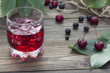 çilek ile vişne suyu 