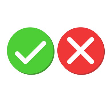 Evet fikir illüstrasyon vektör