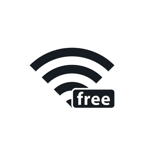 Free wifi hot-spot vector — Stock Vector