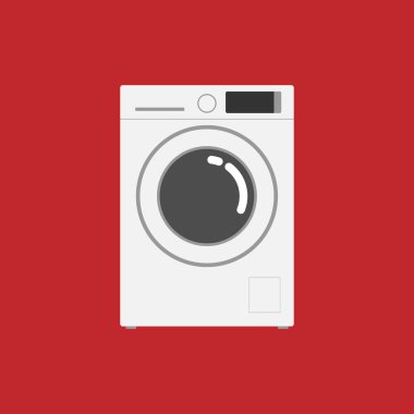 Çamaşır makinesi vektör çizim